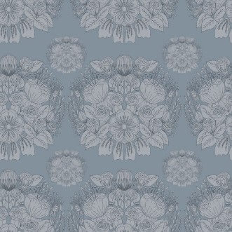 Bild på Damask in Blue - 1032301-02